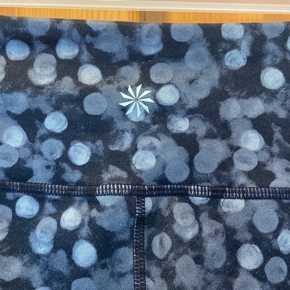 Athleta Grey Circle Patterned High-Waisted Full Length Leggings Size Small - Picture 4 of 5